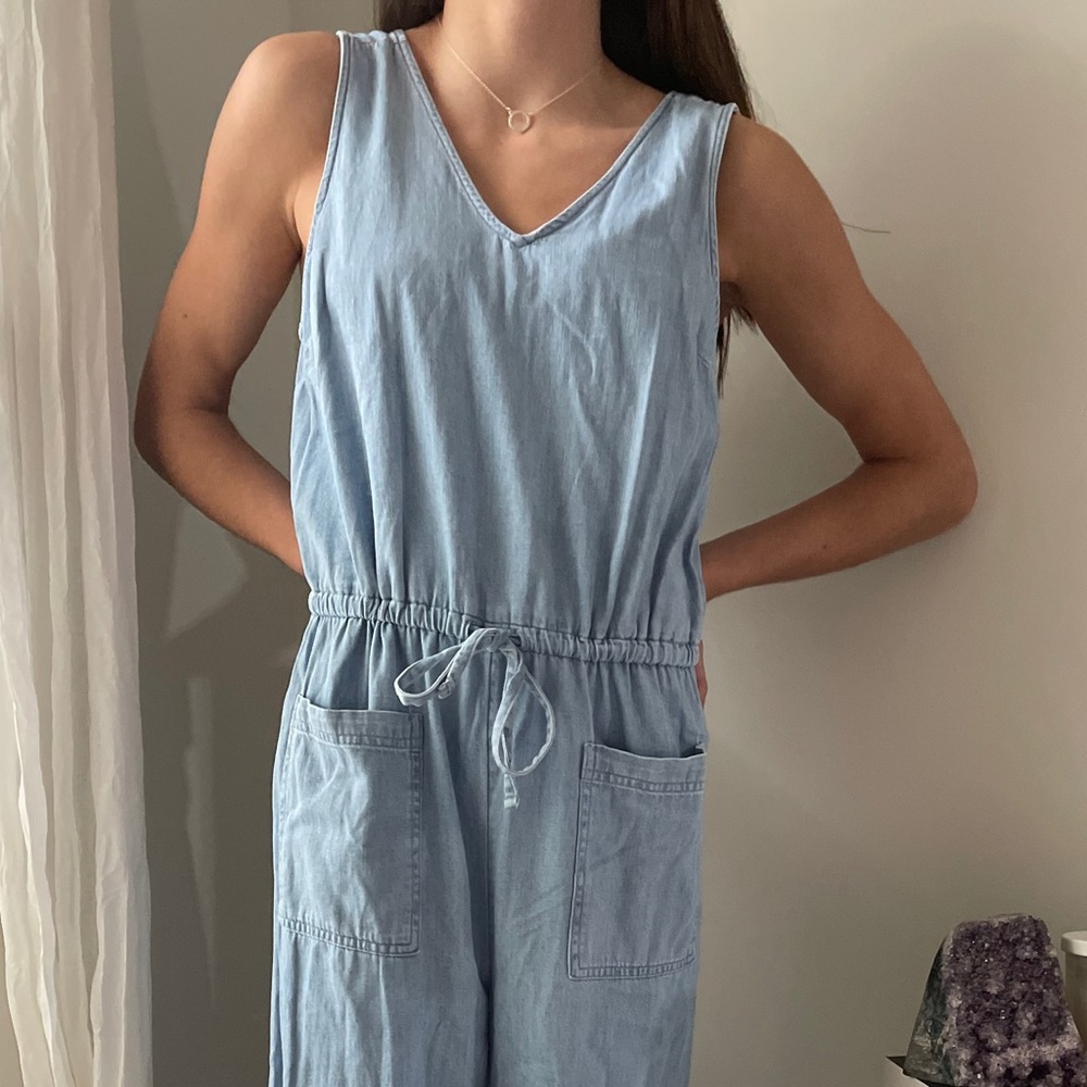 Old Navy light blue jumpsuit